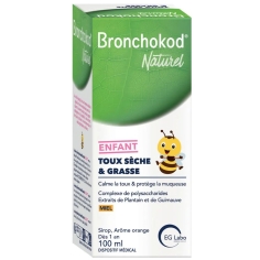 BRONCHOKOD - Sirop Enfant Toux Sèche et Grasse - 100 ml