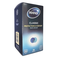 MANIX CLASSIC Protection & Confort - 24 préservatifs