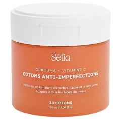 SEFIA - Cotons Anti-Imperfections - 30 cotons