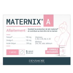 maternix allaitement lactation fenouil dha omega 3 vitamines zinc immunite fatigue maman complement