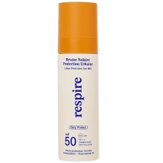 Respire Brume solaire protection urbaine SPF50+ haute protaction invible  75 ml.