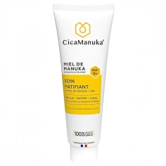 CICAMANUKA Soin Matifiant IAA 15+ Miel de Manuka + Zinc Régule Matifie et Lisse 40 ml