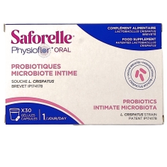SAFORELLE - Physioflor Oral Microbiotique Flore Intime - 30 gélules