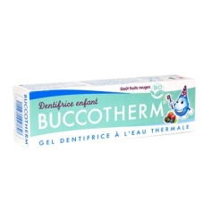 BUCCOTHERM Gel Dentifrice Enfant BIO sans Fluor - Fruits Rouges 50 ml