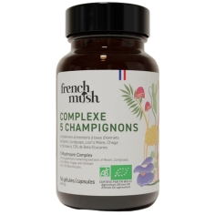 FRENCH MUSH - Complexe 5 champignons - 56 gélules