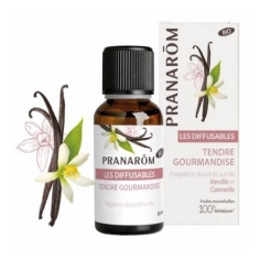 Huiles essentielles diffusion bio vanille cannelle ambiance gourmande