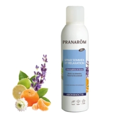 spray sommeil bio pranarom relaxation endormissement huiles essentielles lavande orange mandarine