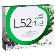L52 rub - Nez Gorge LEHNING (20 gélules)