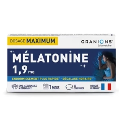 GRANIONS -  Melatonine 1,9 mg  - 30 Comprimés