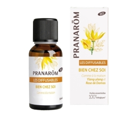 Huiles essentielles bio diffusion ylang rose de damas relaxation bien etre apaisant