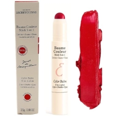 EMBRYOLISSE - Baume Couleur Stick 3 en 1 Lèvres, Joues, Yeux -Rouge intense - 2,5 gr