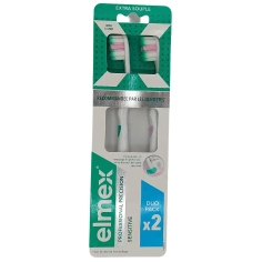Brosse à dents ELMEX Professional Precision Sensitive extra-souple pour dents sensibles duo pack x2