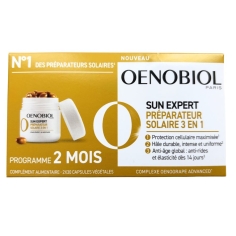 OENOBIOL - Sun Expert préparateur solaire 3 en 1 Anti-âge Global - 60 capsules
