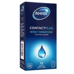 Manix - Contact Plus Intact Sensations 12 Préservatifs