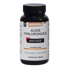 NAT & FORM -  Acide Hyaluronique Peau et Tonus - 30 gélules