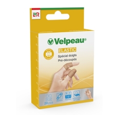 VELPEAU - Pansement Spécial pour Doigts - Velpeau Élastic - 20 Pansements