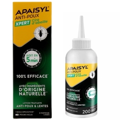 APAISYL - Xpert Cire D'abeille Lotion Anti-Poux et lentes