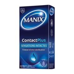 Manix Préservatif Contact Plus Sensations Intactes x12