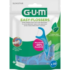 GUM - Fil dentaire easy flossers x30