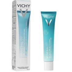 VICHY - Minéral 89 Gel Sorbet Mat Hydratation 48H Acide hyaluronique pur + Minéraux - 40 ml