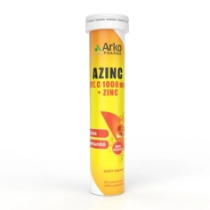 ARKOPHARMA - Azinc Vitamine C 1000mg + Zinc - 20 comprimés