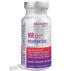 Granions Resvératrol 200 mg 30 gélules antioxydant stress oxydatif vieillissement cellules