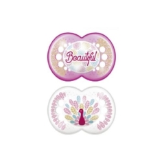 MAM Sucette DECOR ANIMAUX 18MOIS+ (Lot de 2 sucettes) 