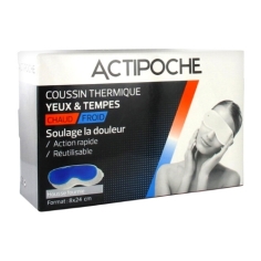 ACTIPOCHE Coussin Thermique Masque Yeux et Tempes (8x24 cm)