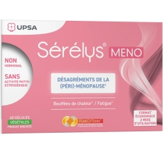 SERELYS Meno -  Désagréments de la (Péri)-Ménopause Bouffées De Chaleur/Fatigue - 60 gélules Upsa