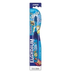 ELGYDIUM - Brosse A Dents Souple Junior 7 à 12 ans - COULEURS ALEATOIRE