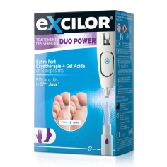EXCILOR Duo Power - Traitement des verrues - un stylo 10ml et un 1.5g
