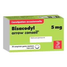 bisacodyl arrow conseil constipation occasionnelle médicament comprimé gastro-résistant traitement transit laxatif pharmacie