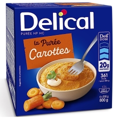 DELICAL - Purée de Légumes HP HC - 4X200 gr