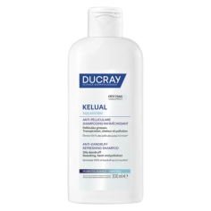 DUCRAY Kelual Squanorm - Shampooing Rafraîchissant Anti-Pelliculaire - Pellicules Grasses