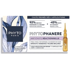 PHYTO PARIS - Phytophanere Antichute Réactionnelle - 12 ampoules x5 ml
