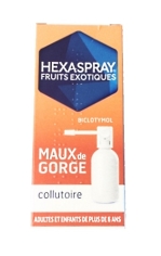 HEXASPRAY Maux de gorge collutoire 30 grammes - parfum FRUITS EXOTIQUES