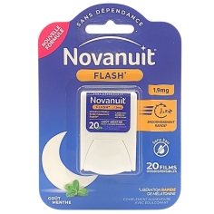 NOVANUIT - Flash Endormissement Rapide 1.9 mg - 20 Films Orodispersibles
