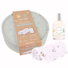 LUC ET LEA - Coffret Naissance Eau de Senteur 50 ml + Lange