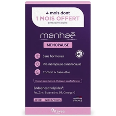 MANHAE - Ménopause 4 mois - 120 capsules