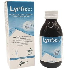 LYNFASE - Drainage des Liquides Corporels et Bien-Etre Vasculaire - Flacon de 180gr - Aboca