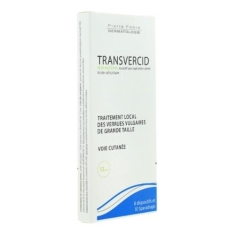 Transvercid 14,54 mg/12 mm 8 dispositifs