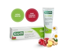 GUM ACTIVITAL Dentifrice Q10 Tube 75 ml