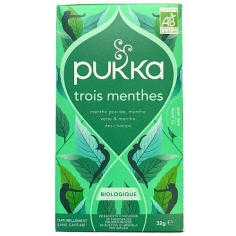 PUKKA - Tisane Trois Menthes - 20 sachets