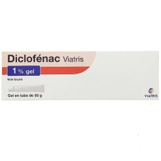 DICLOFENAC - 1% Gel Tube 50 g Anti-Inflammatoire - Soulage entorses, douleurs musculaires et arthrose (Générique de Voltarène) - Viatris