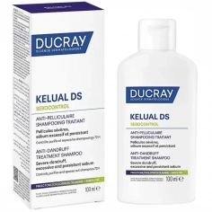 DUCRAY KELUAL DS SEBOCONTROL shampooing traitant anti-pelliculaire 100 ml