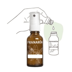 flacon spray vide verre ambre pranarom aromaself synergie huiles essentielles vaporisateur aromatherapie melange stockage pompe