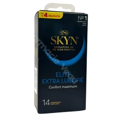 SKYN - Elite Extra Lubrifiés 10+4 Préservatifs