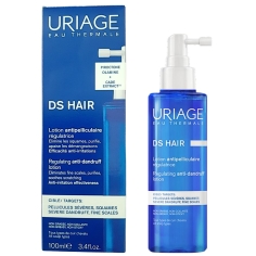 URIAGE - DS HAIR Lotion Antipelliculaire Régulatrice - Elimine squames, purifie, apaise les démangeaisons- 100 ml