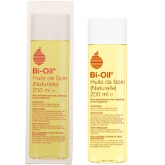 Bi-Oil Huile de soin 100 % naturelle pour aider à améliorer l’apparence des cicatrices et des vergetures 200ml