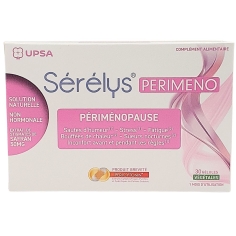 SERELYS Perimeno - Périménopause - Une solution brevetée, naturelle et non hormonale, destinée aux femmes dès les premiers stades de la périménopause - 30 Gélules - Upsa